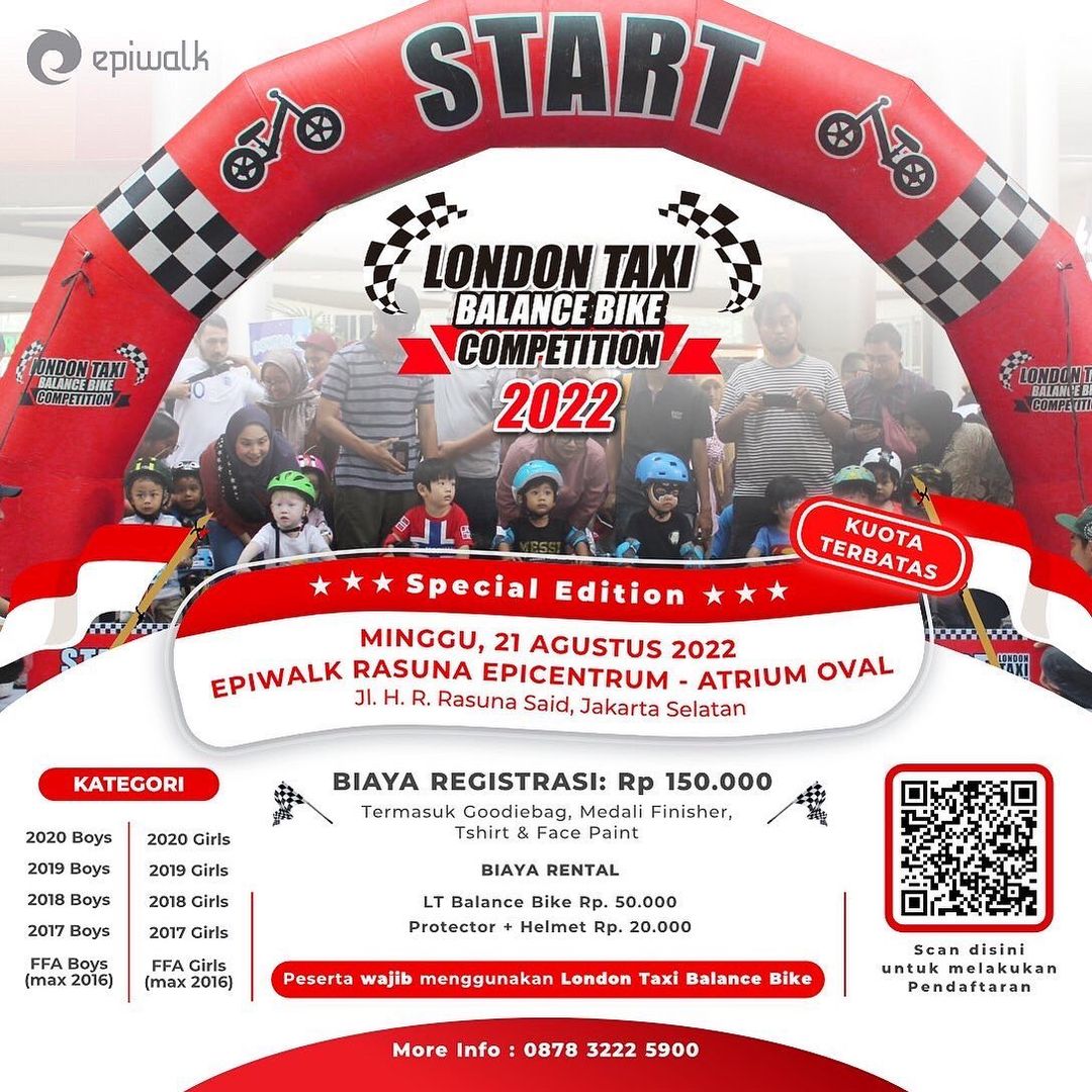 London Taxi Balance Bike Competition  ” Special Edition “